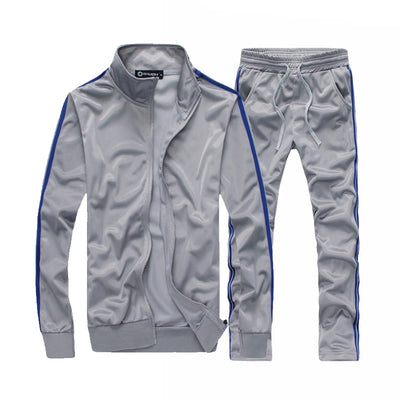 Brand Men Sportswear Sets Running Sports Fitness Tracksuit Male Two Pieces Sweatshirt+Sweatpant Gym Clothing Trainingspak Mannen